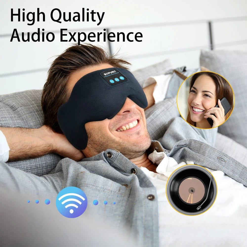 Antifaz DreamBeats Mask con Audífonos Bluetooth para un Sueño Profundo y Sin Interrupciones