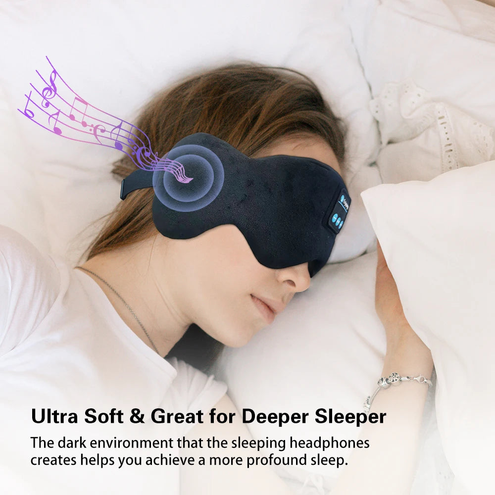 Antifaz DreamBeats Mask con Audífonos Bluetooth para un Sueño Profundo y Sin Interrupciones